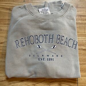 Rehoboth Beach, Delaware Oversized Crewneck